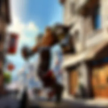 Bustling Metropolis of Stormwind Vibrant World of Warcraft cityscape