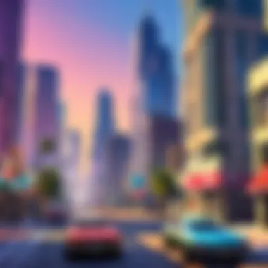 Vibrant Cityscape Vibrant GTA Online Cityscape