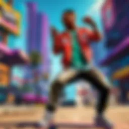 Vibrant Dance Game Background