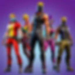 Vibrant Fortnite Skins on PSN