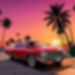 Sunset Boulevard in Vice City