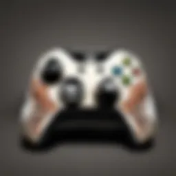 Xbox controller in action